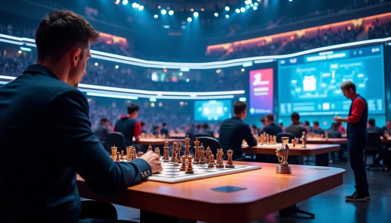 Chess Titans Clash in Rapid Quarterfinals Showdown image
